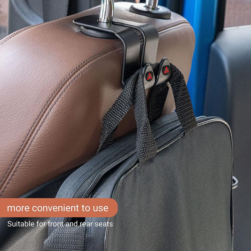 Car Seat Back Hooks Portable Holders for Mitsubishi Galant ASX LPajero Outlander Eclipse Mirage Montero EVO Xpander Accessories