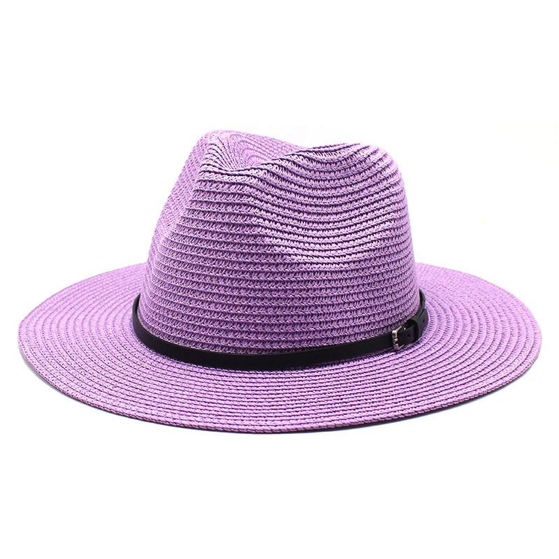 Summer Foldable Wide Brim Straw Hat For Men And Women With Sun Protection And Breathable Design For Beach And Outdoor Activities