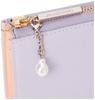 zipper long wallet cowhide leather with ribbon motif JSLW3AT1 [Jill Stuart] L-shaped [Gloria] Women's