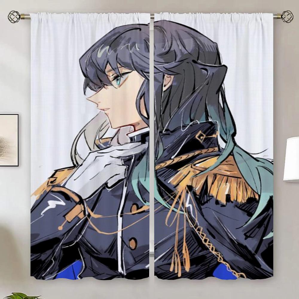 

Затемняющие шторы для гостиной Muichiro Tokitou затемняющие шторы подхваты для штор перегородка ванная комната шторы салон 2 шт жалюзи W50xH70cmx2pcs-CL