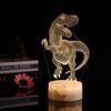 3D Dinosaur Led Night Light   Lamp Color Changing Lights Bedside Table Desk Lamp with Touching & Remote Control for Kids Gifts Home Decoration