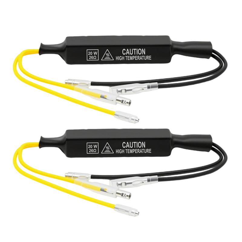Indicator Load Resistor 12V 20W Solve Blinker Error 26 Ohm LED Turn Signal Lights Fault Decoder Motorcycle Flasher Accessories