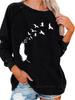 Women's Loose Pullover Sweatshirt Spring/Fall Fashion Print Top