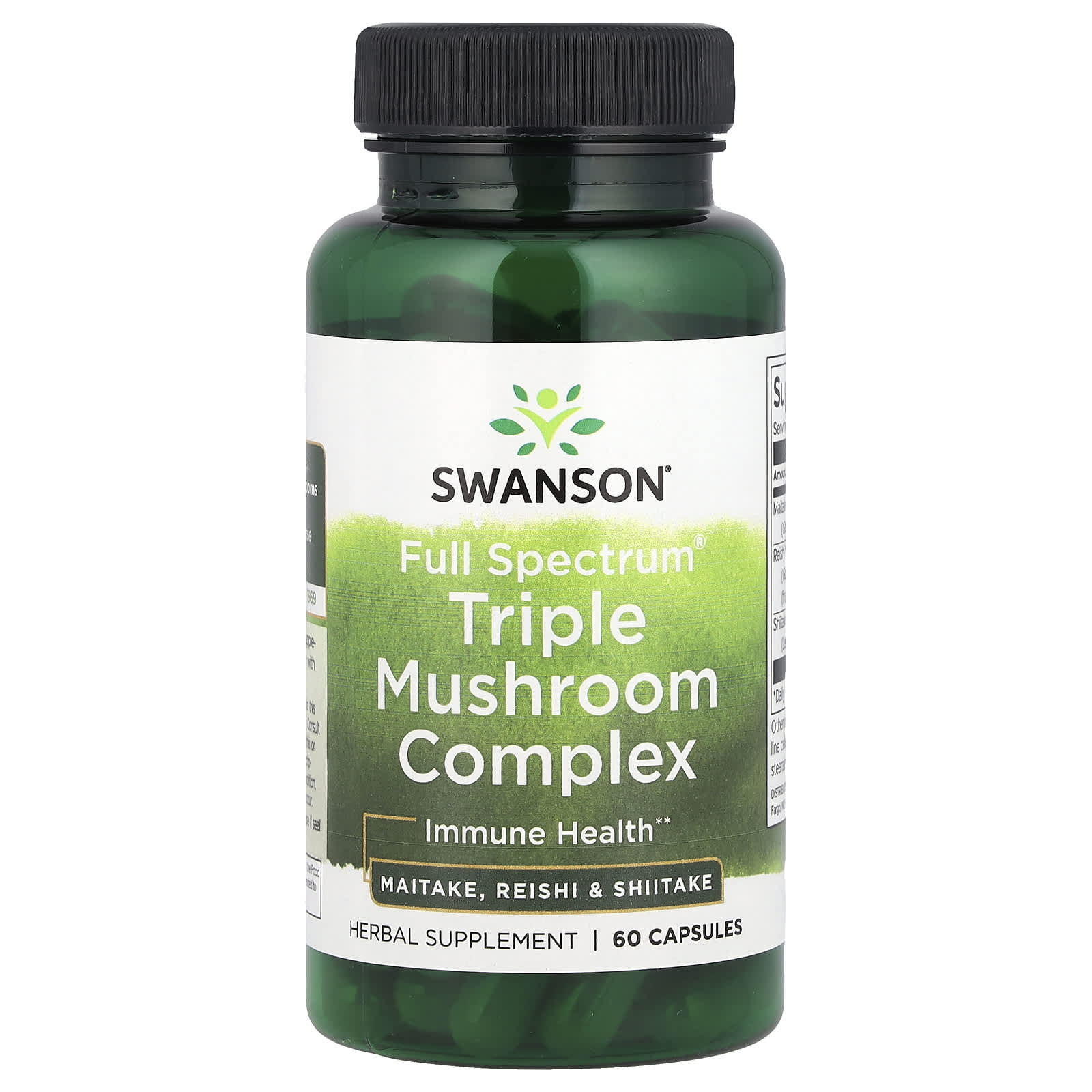 

Full Spectrum® Triple Mushroom Complex, 60 Capsules