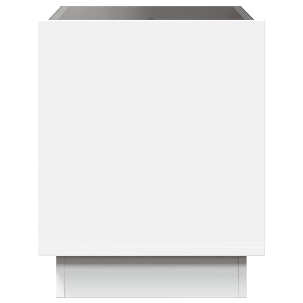 Infinity LED Coffee Table White 50 x 50 x 50 cm