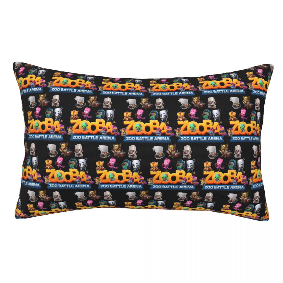 Great Model Zooba Battle Arena Gift Music Fans Rectangle Pillowcase Cushion Cover Decorative Bedroom Home Comfort Throw Pillow 60x40cm