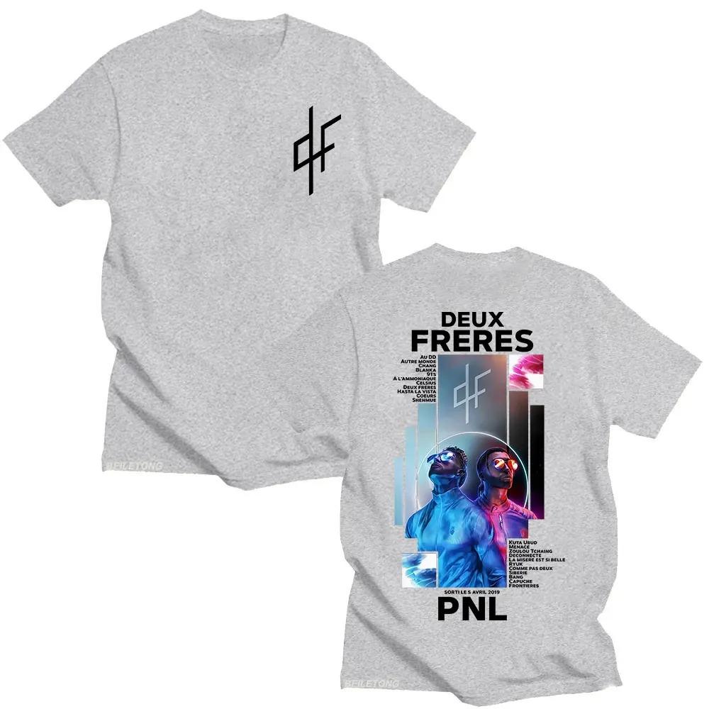 

2026 French Rapper PNL Le Monde Chico Album Graphic Tshirt Women Unisex Fashion Hip Hop Short Sleeve Cotton Casual T Shirts Top 4XL