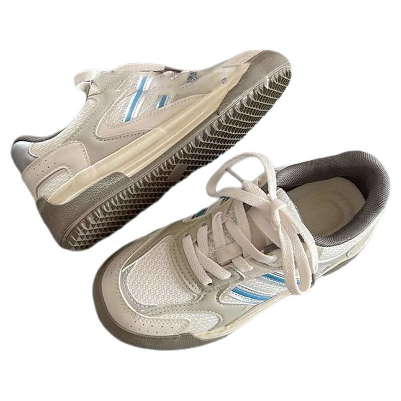 Versatile platform  new spring and summer board shoes  shoes student mesh breathable sports and leisure shoes