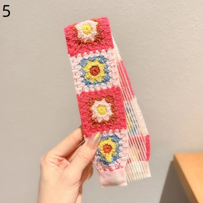 Soft and Comfortable Vintage Knitted Hair Hoops for Girls Daily Accessories