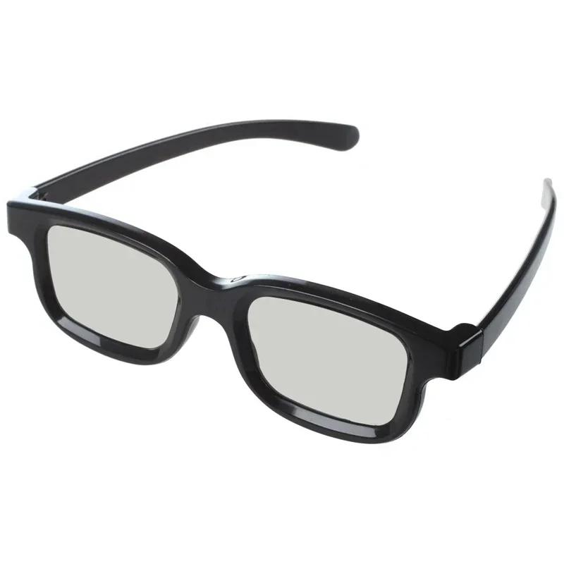 

1Pcs 3D Glasses Circular Polarized Passive 3D Stereo Glasses Black For Lg Cinema Tv S Polarized 3D Glasses