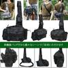 [nda-style] Fishing Bag, Shoulder Bag, Multifunctional, Large Capacity, Tackle Bag for Run and Gun Fishing, Includes 5 Carabiners and a Waterproof