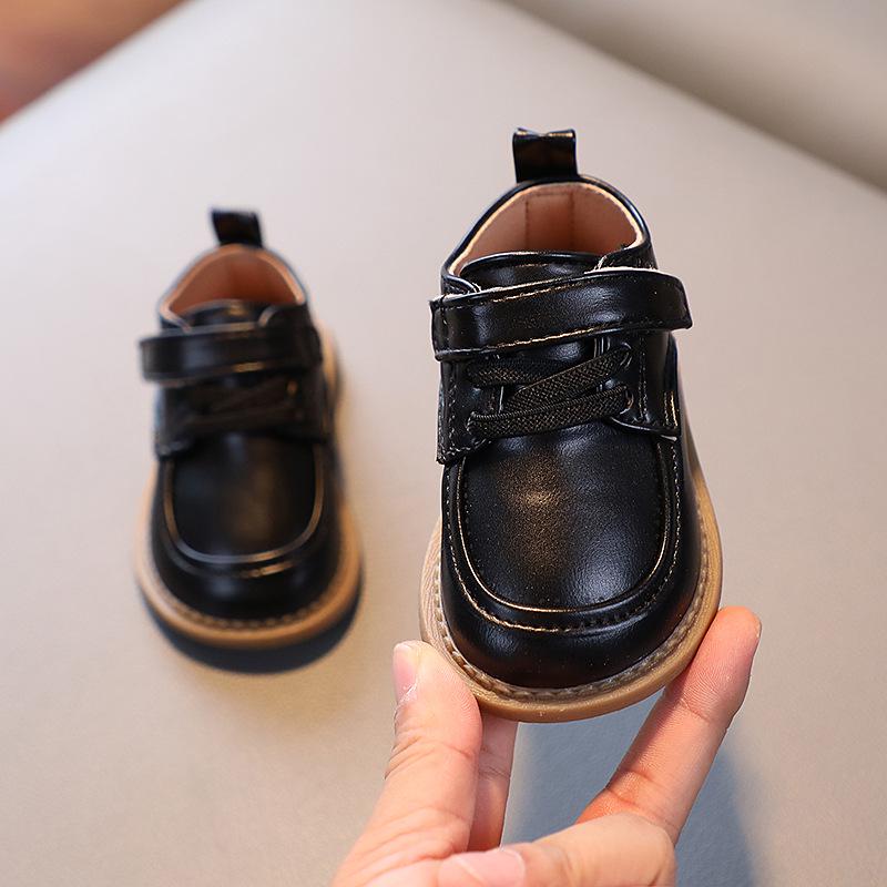 2025 Herbst Babyschuhe: Ledersohle für Jungen & Mädchen, Lauflernschuhe für Kleinkinder