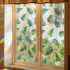 Colorful Tropical Fern Leaf Home Glass Window Decorative Stickers