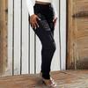 Women's Trousers Large Size Stretch Jeans Loose Semi-Elastic Pants