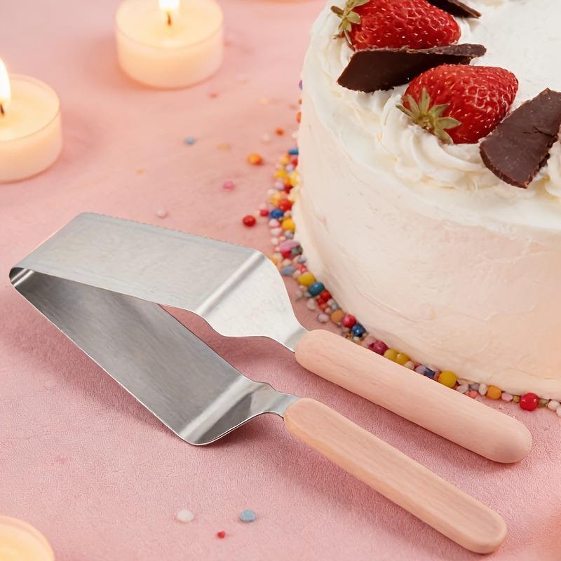 Stainless Steel Cake Divider, Integrated Cake Cutting Spatula, Non-Slip Cake Slicer, Household Pizza And Layer Cake Dividing Tool