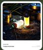 Tri-Color Rechargeable Retro Camping Lantern & Flashlight Combo