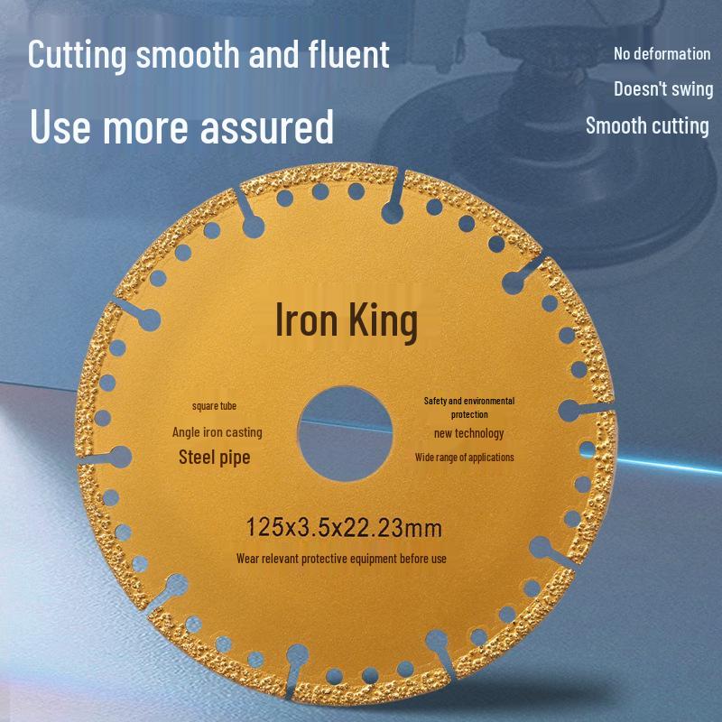 Angle Grinder Saw Blade for Cutting Iron, Metal Alloy, Stainless Steel & Diamond Grinding