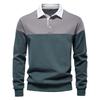 Men’s Euro Fit Long Sleeve Polo Collar Sweatshirt