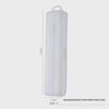 Transparent Flip Cover Storage Box: Convenient Cutlery, Makeup Brush, Spoon, Fork, Toothbrush, and Straw Organizer with Hook
