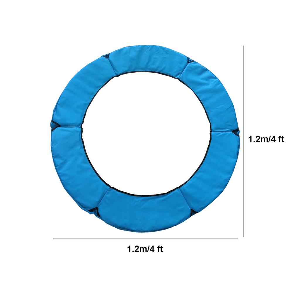 Capa Protetora para Cama Elástica Infantil 1,2/1,4M Capa Protetora Borda de Esponja Protetora Bainha Jaqueta Acessório para Cama Elástica