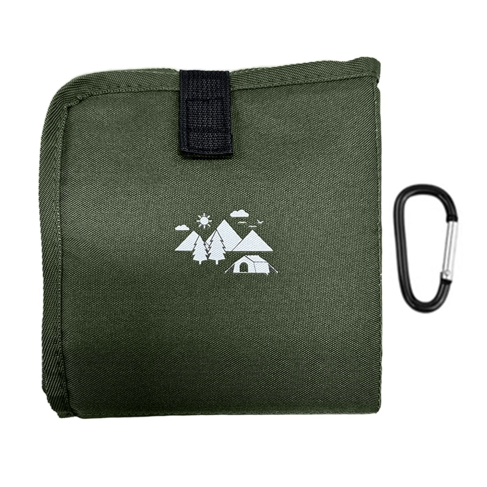 

Коврик для сидения Компактный Водонепроницаемый Уличный Складной Подушка для кемпинга Легкий 85г с сумкой для переноски Коврик для сидения Водонепроницаемый коврик Green зелёный