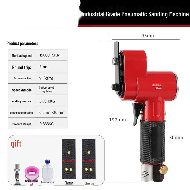 YunDuo Pneumatic Linear Reciprocating Sander CN plug (adapter included)
