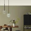 Nordic Minimalist Transparent Glass Ball Pendant Light for Bedroom or Bar