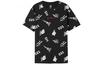 New Balance T Shirts Unisex Black Crew Neck Moderate Straight Fit AMT02372-BK