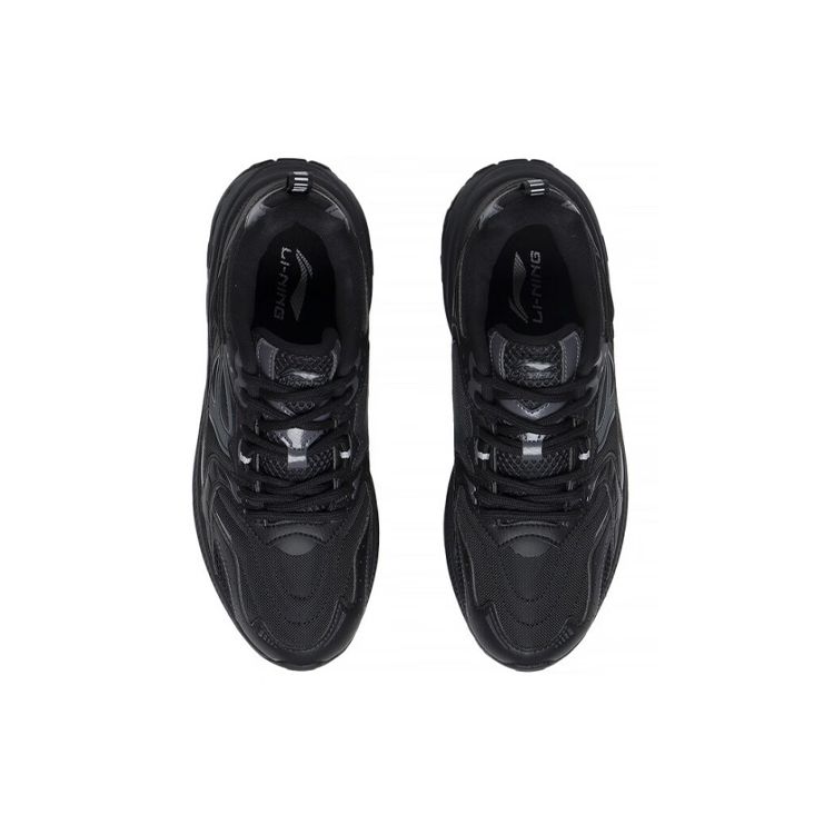 Li Ning 92 Cici Retro Rebound Low-Top Sports Casual Shoes Women Sneakers Black AGCS278-2