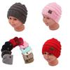 Trendy Kids Knitted Hat Soft Warm Yarn Beanie For Boys And Girls Winter Spring Fall