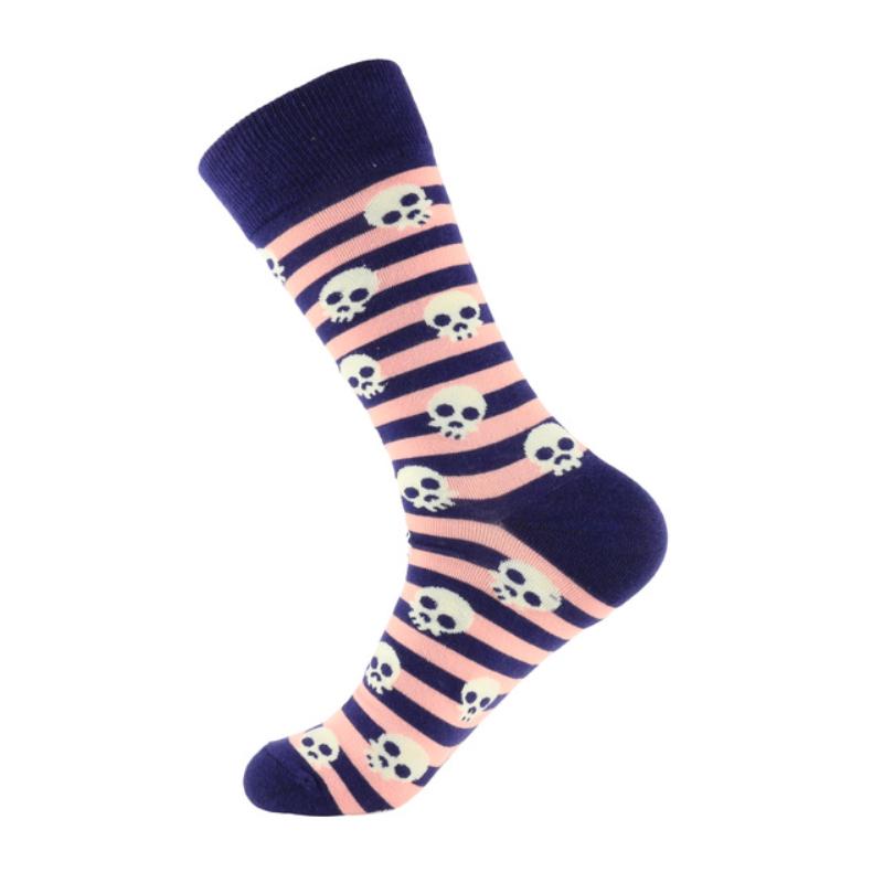 Men Socks Cotton Crew Socks Cartoon Animal Dog Pattern Socks Novelty For Christmas Gift