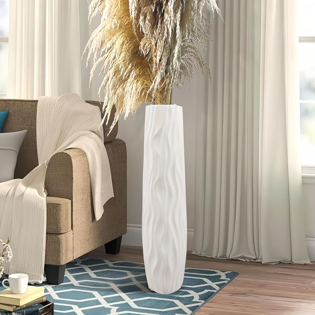 Nordic Style Plastic Vase - Elegant Desktop Decor for Living Room, Hydroponics & Flower Arrangements, Perfect for Pets & Youngsters, Vases Home Decor