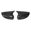 For Renault Zoe -2024 Clio Captur 2017-2018 ABS Car Rearview Side Mirror Cover Wing Cap Exterior Door Trim Adhesive Sticker