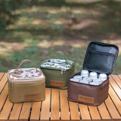 Shaker per spezie, dispenser per condimenti, contenitori per spezie, set di kit per spezie da viaggio con borsa da viaggio