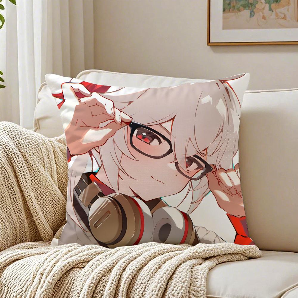 K-Kazuha Cushion Cover Pillowcase Anti-Dustmite Living Room Sofa Decor Cushion Room