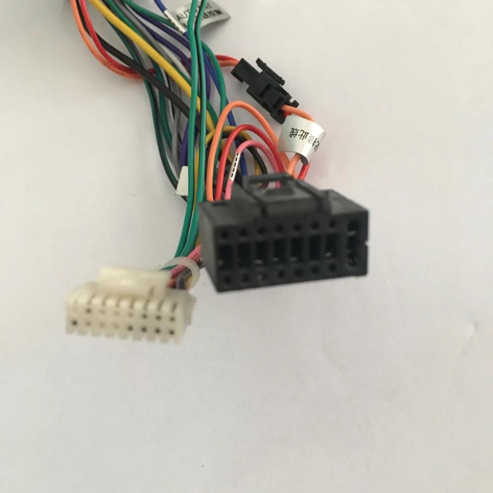 Android car radio Car Accessories Wire Wiring Harness Adapter Connector Plug Universal cable For Volkswagen High trim Harness