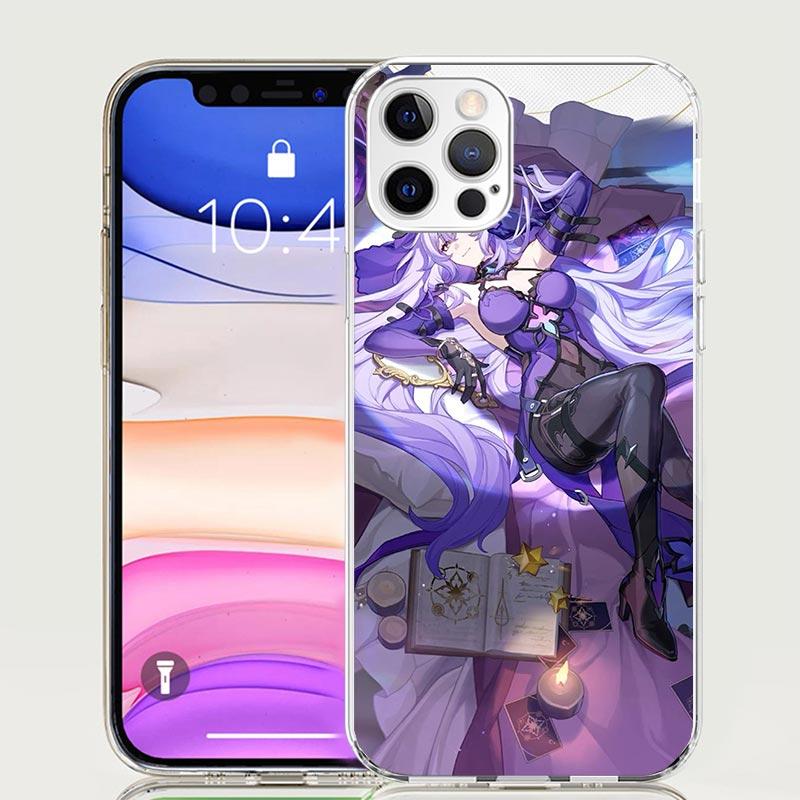 

Honkai Star Rail Black Swan Phone Case For Iphone 11 12 13 Mini 14 15 Plus 17 Air 16 Pro Max 16E 7 8 SE Art Customized Coque Cap iPhone 13
