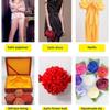 DIY 150*100cm Satin Fabric Handmade Solid Color Sewing Material Imitation Silk Lining Silk Satin For Clothing Gift Box