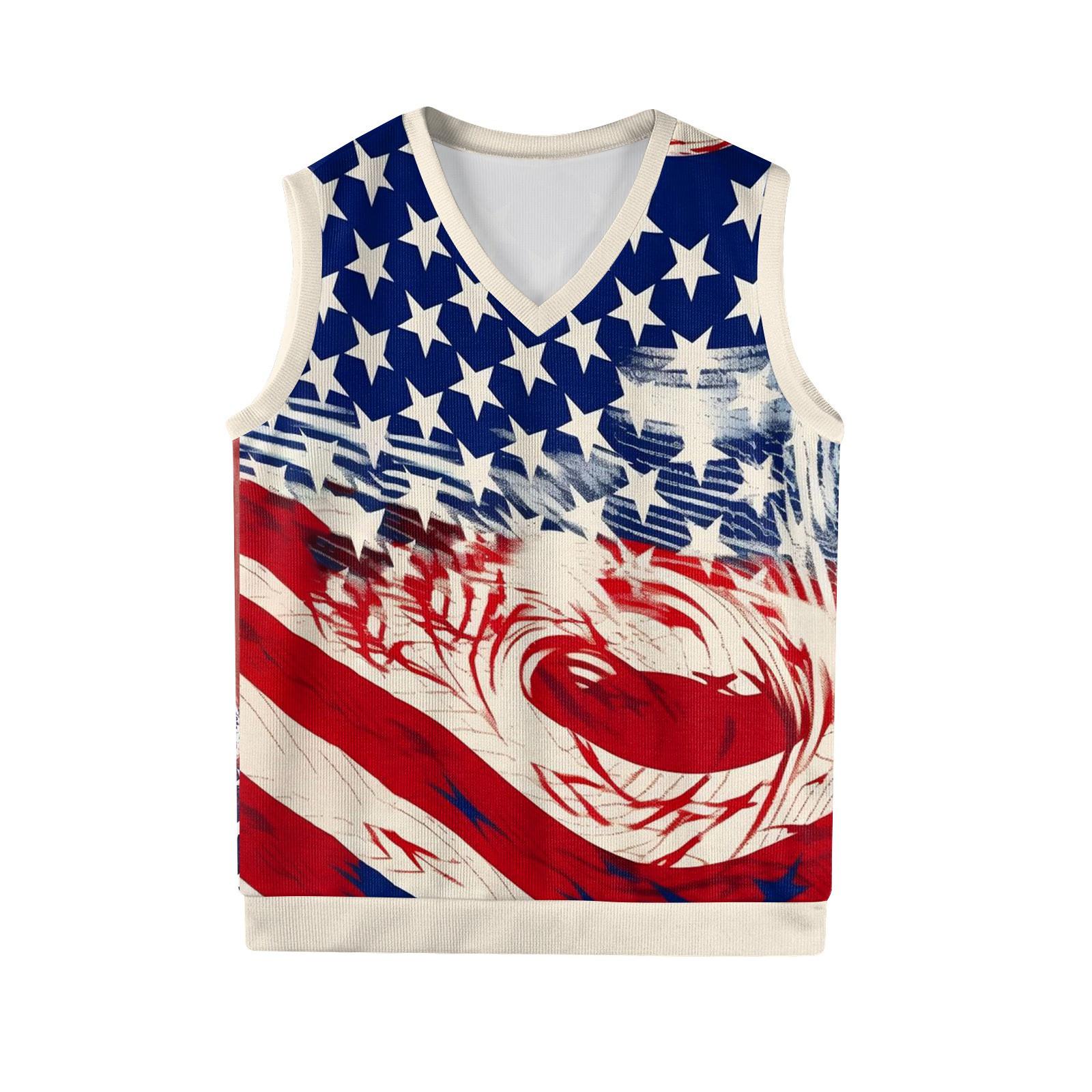 

Мужской жилет с V-образным вырезом, без рукавов, трикотажный пуловер XXL