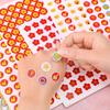 Little Red Flower Reward Stickers: Cute Thumbs Up and Smiley Face Praise Stickers for Elementary and Kindergarten Students