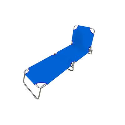Folding Sun Lounger Strong Blue | Outdoor Garden Sun Lounger 187 X 24 X 55 Cm | Outdoor Folding Sun Loungers - Marbueno