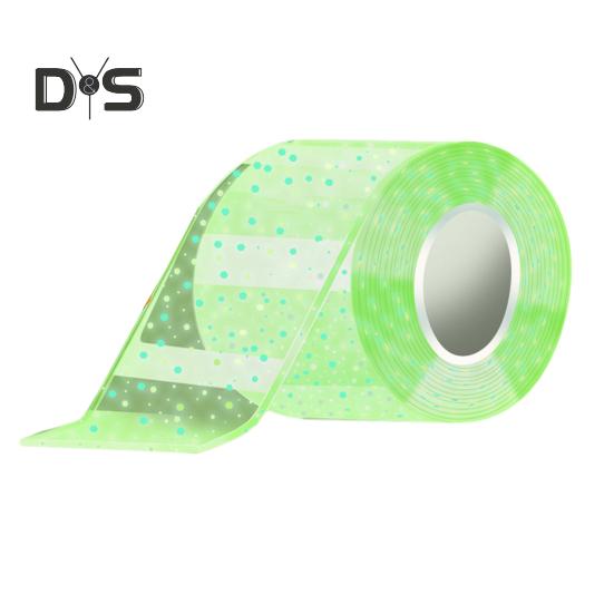 Nano Tape for DIY Bubble Toy 3m Colorful Nano Tape Glow-in-the-Dark Tape Bubble Crafts Tape for Kids Stress Relief Toy Making