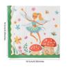 Fairy Party Disposable Tableware Floral Fairy Printing Paper Plate Cup Napkins Girls Tea Party Supplies Birthday Party Decor