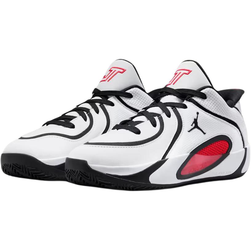 Jordan Tatum 4 Low top Παιδικά Παπούτσια Μπάσκετ Λευκό Μαύρο Κόκκινο Εφήβων HQ4611-101