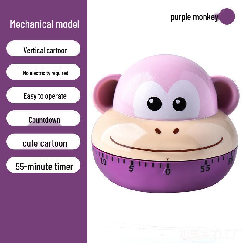Dual-use Timer: Learning, Time Management & Kitchen Alarm Clock for Students & Children