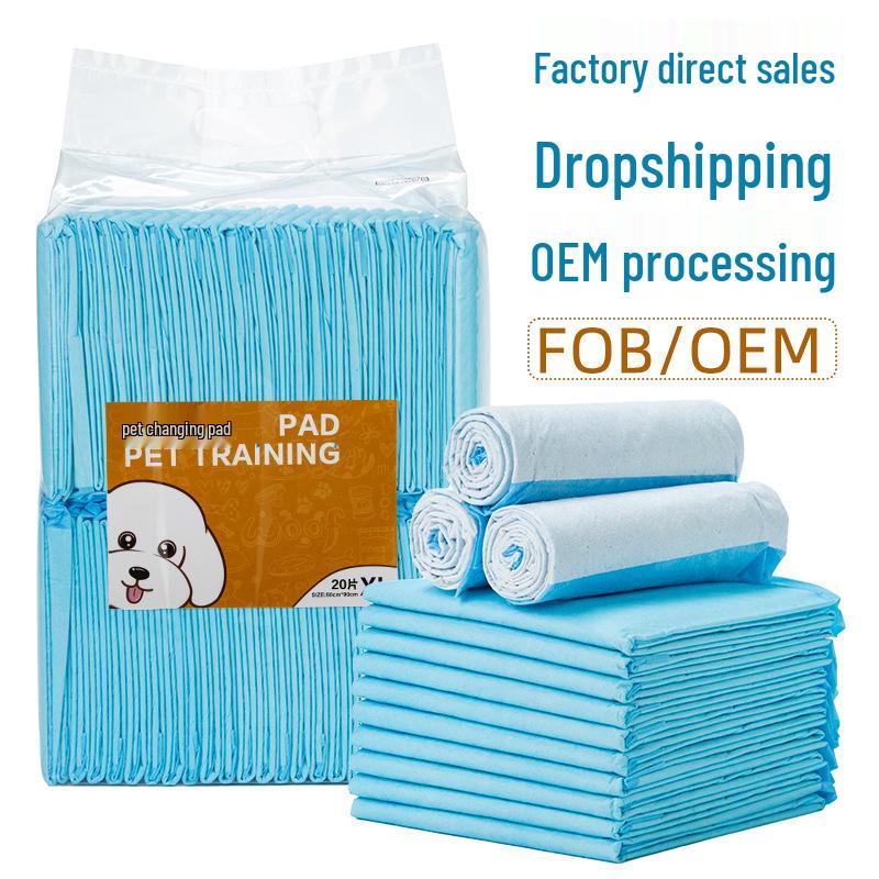 Thickened Absorbent Dog & Cat Pee Pads with Deodorant, 100-Pack Trial S 20 pieces 33x45cm