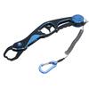 Fish Grip Fish Catcher, Ultra-Lightweight Aluminum Fish Grabber with Safety Rope (Blue)