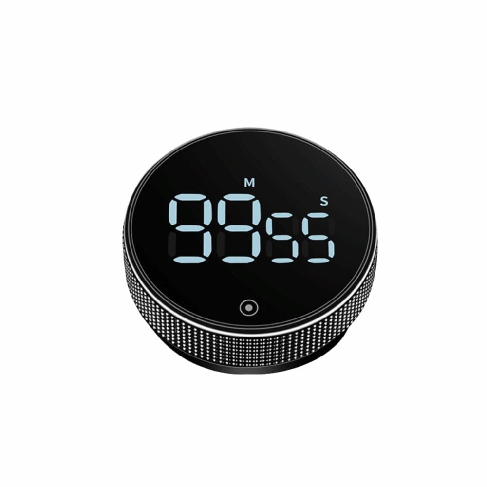 Magnetic Kitchen Timer Intelligent Digital Timer Alarm Magnetic Rotary Timer  Kitchen 3*AAA Power No Rack