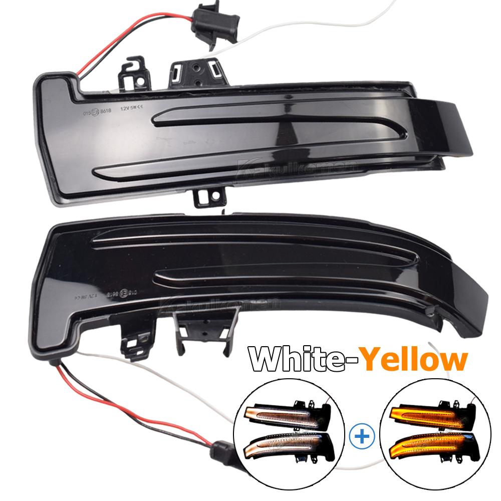 2pcs Dynamic Turn Signal LED Light Side Mirror Indicator For Mercedes Benz W204 CLA A B C E S GLA GLK CLS Class W176 W212 Bulbs 7