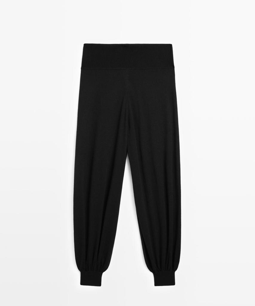 Masimodutti Wool Knit Sarouel Pants